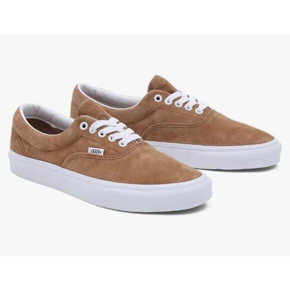 Vans Shoes - Vans Era Tobacco Brown Pig Suede Water Repellent Laced Skate Shoes - M8 / W 9.5